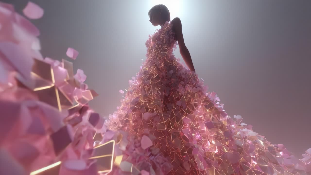 Abstract Futuristic Dress