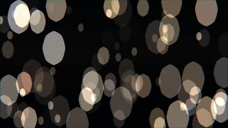 animation of bokeh light desaturated vintage color look