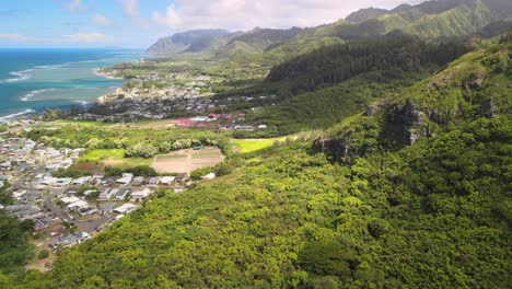 aerial view from above drone shot