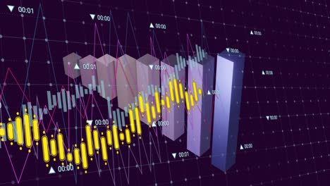 Animation-of-financial-data-processing-over-grid