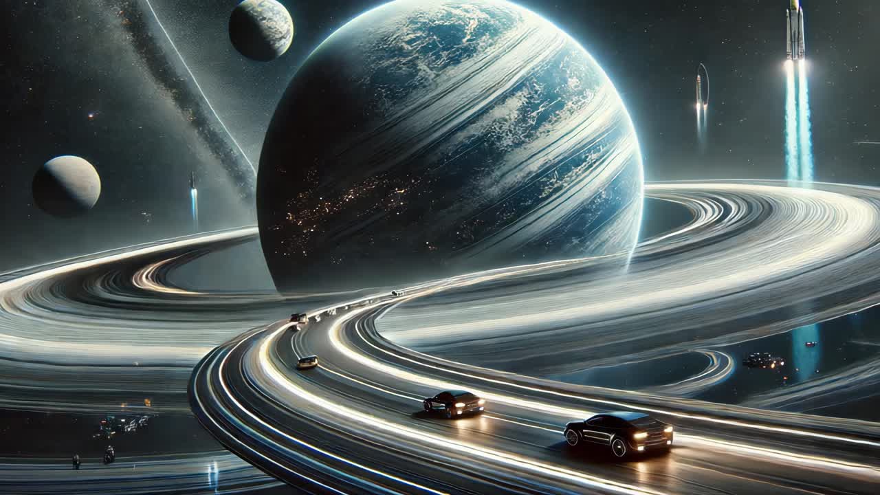 Space Highway Around a Planet