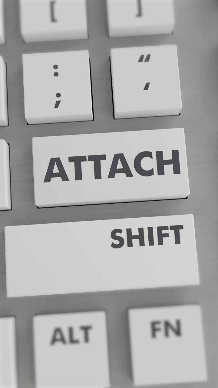 ATTACH BUTTON PRESSING ON KEYBOARD Vertical Video