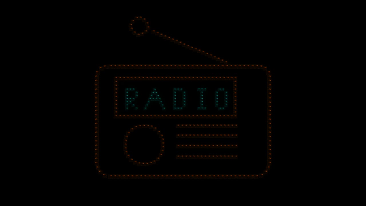 logotipo de la luz de radio