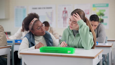 students in a classroom