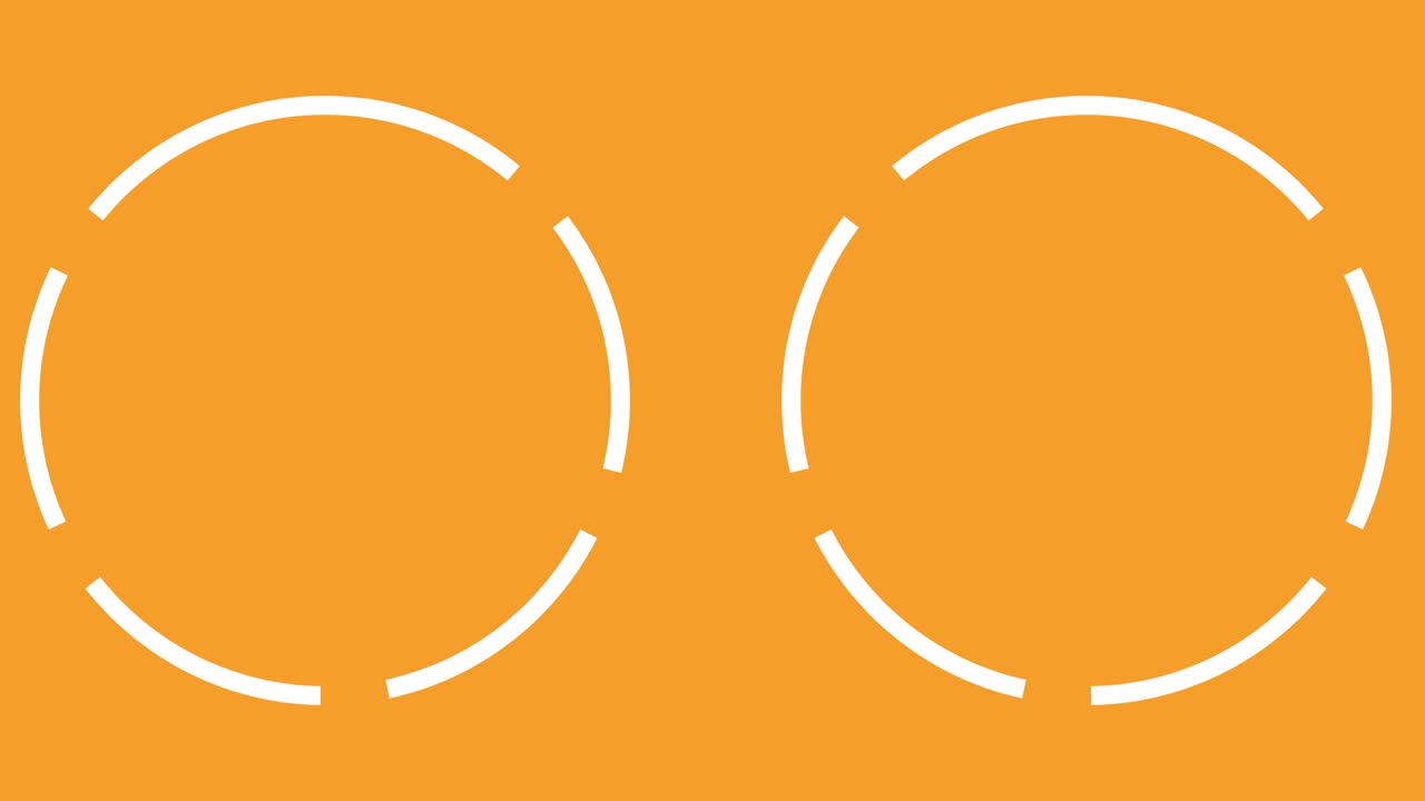 rotación del círculo división pop animación gráficos de movimiento