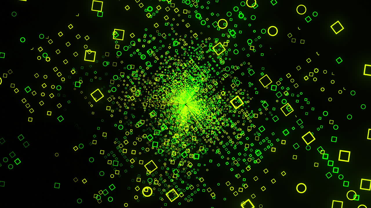 explosión geométrica abstracta