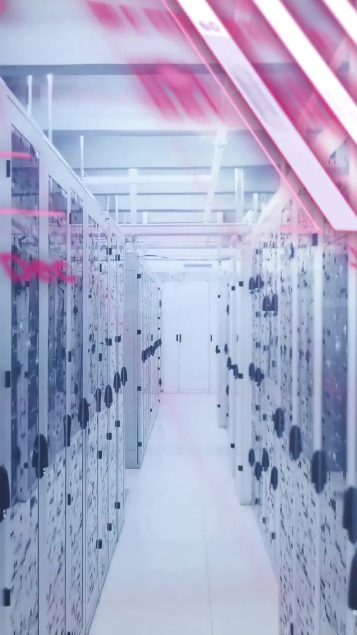 Animation of data processing over computer servers