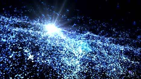 4k gleaming particle background.