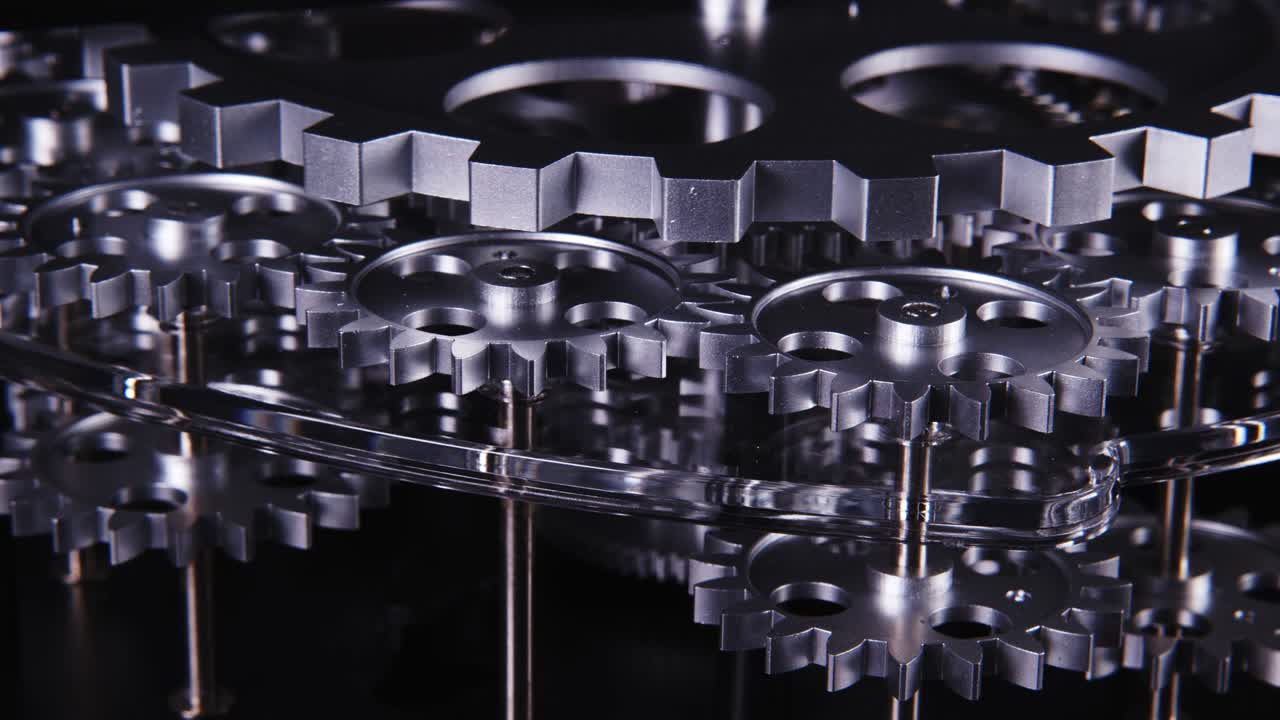 engranajes de reloj mecánicos industriales retro grunge