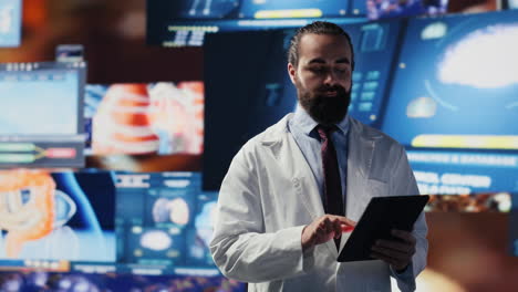 doctor uses digital tools and smart health systems to provide personalized care