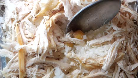 chicken and rice dish preparation