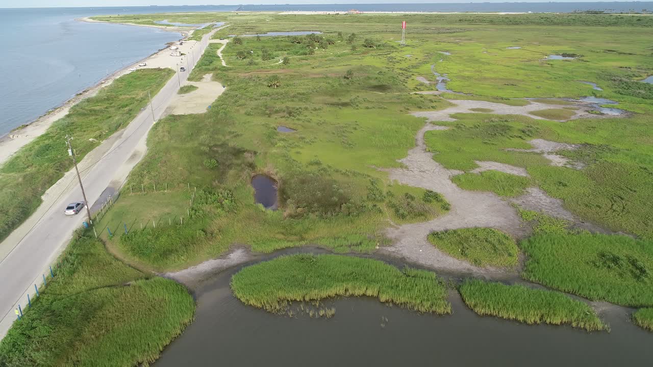 Video aereo sulla East End Lagoon Preserve