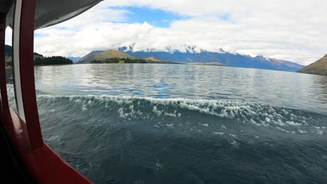 person sailing on a cruise ship of tss earnslaw in queenstown, new zealand