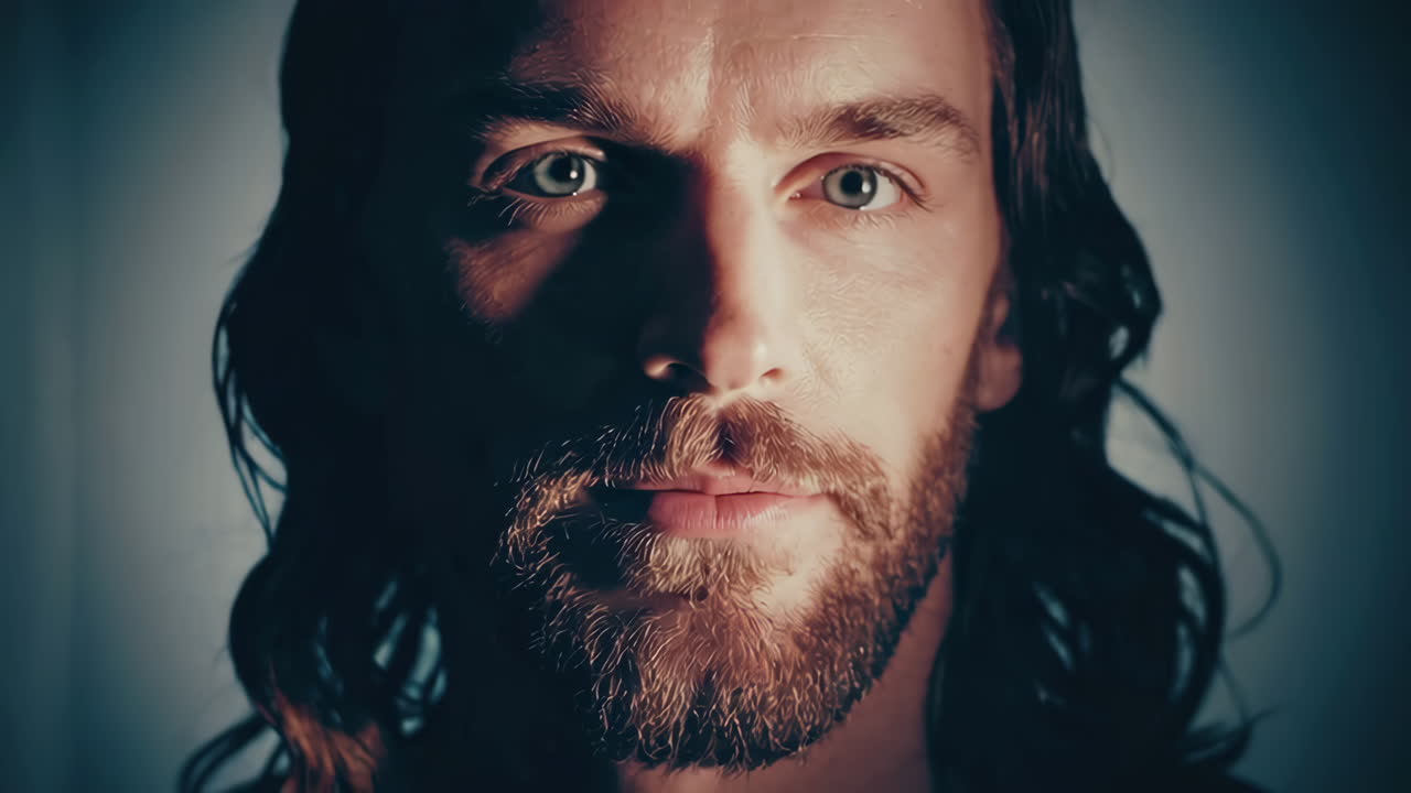 Close-up portrait of a man