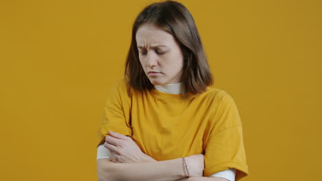 unhappy woman