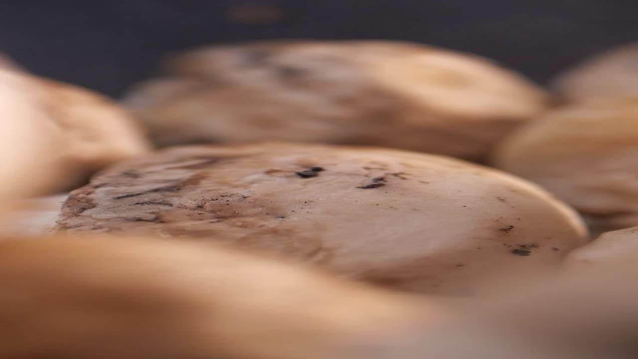 Close-up of cooked mushrooms