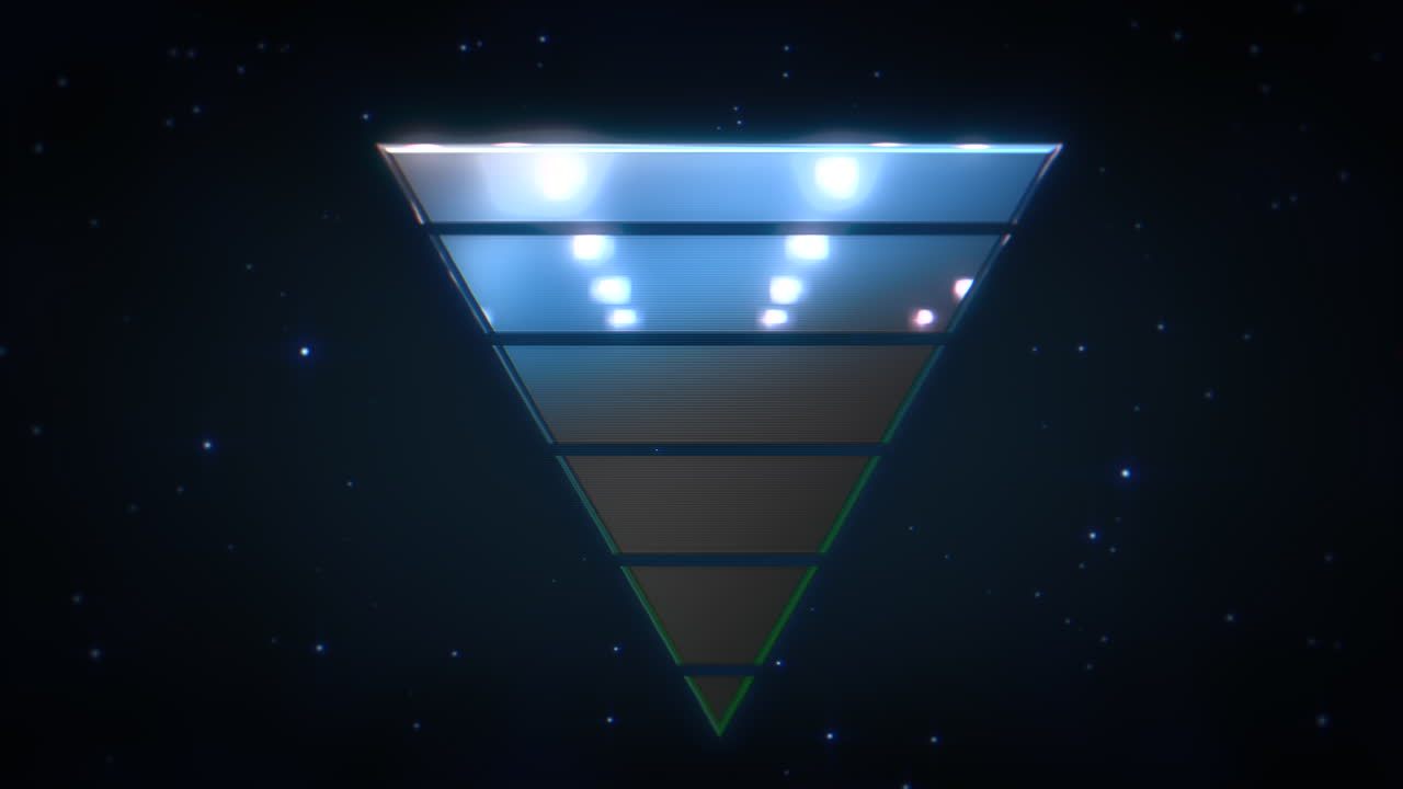 fondo abstracto de triángulo azul retro de movimiento