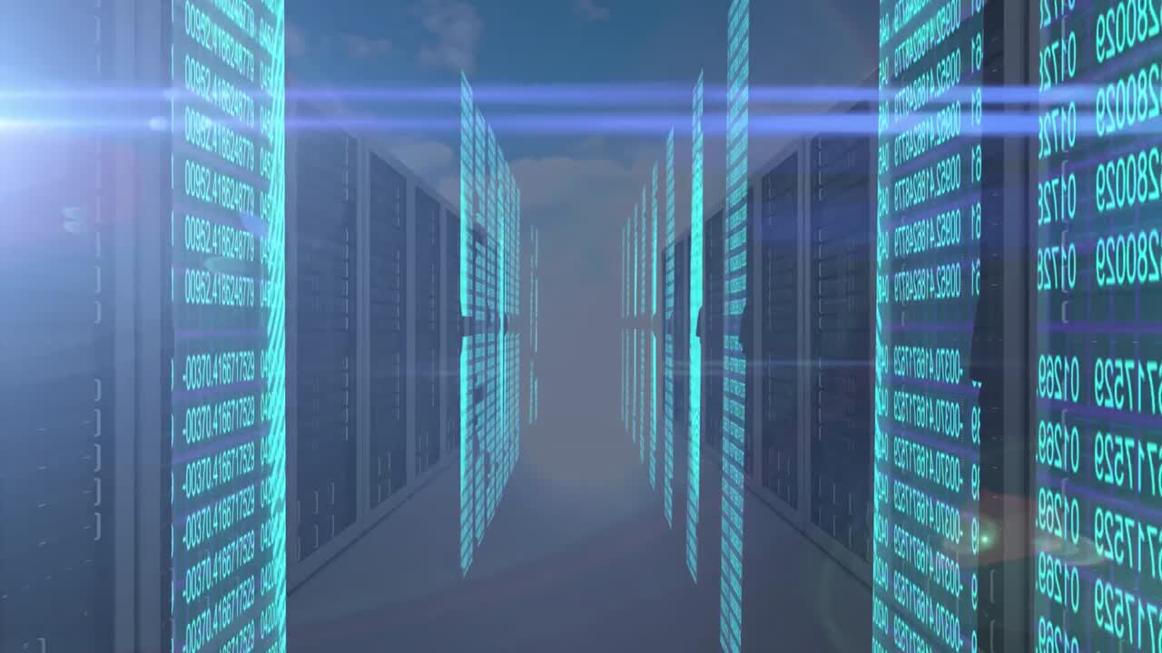 Data processing against multiple servers