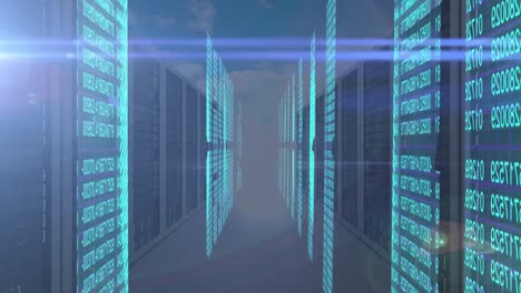 Data processing against multiple servers