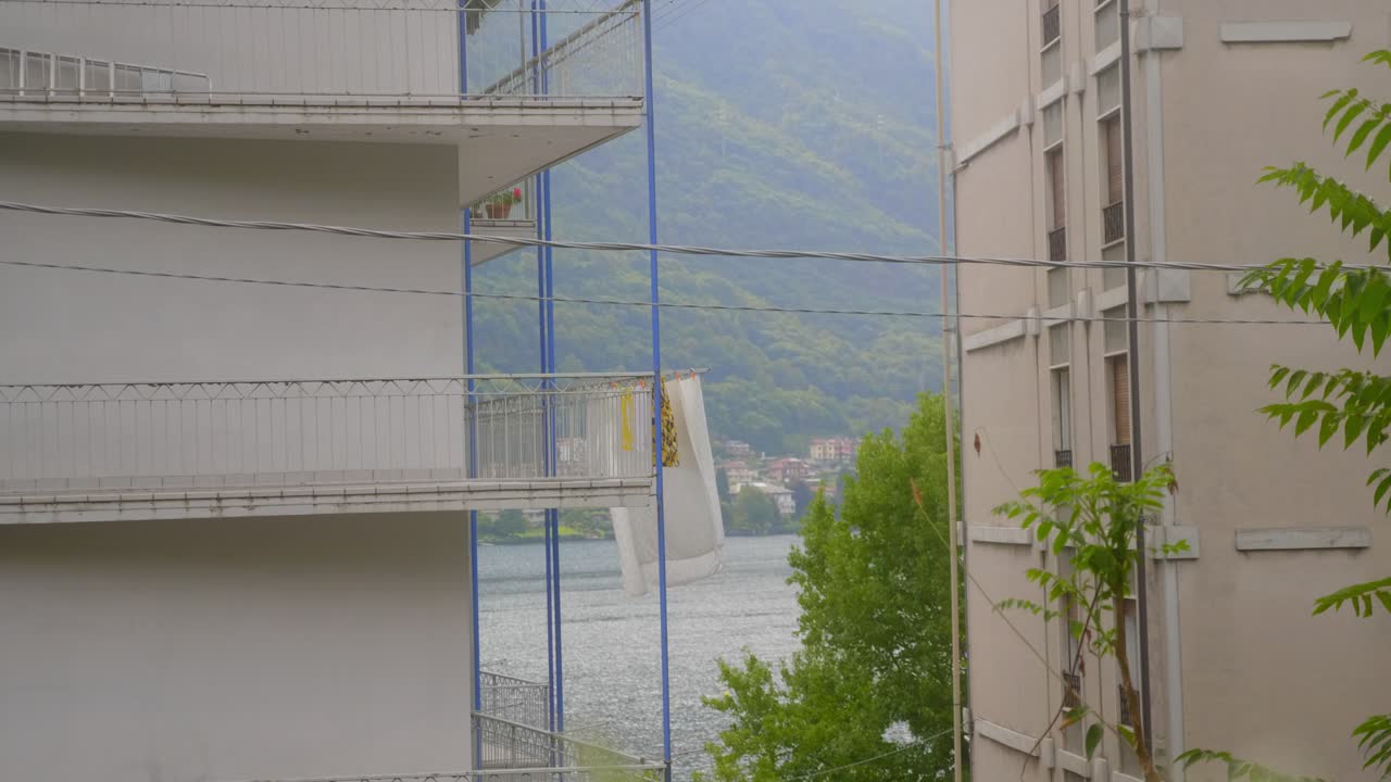 Lake View from Apartment Balcony