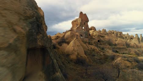 aerial view of cappadocia