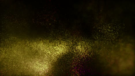 futuristic animation with glowing particles in slow motion, 4096x2304 loop 4k