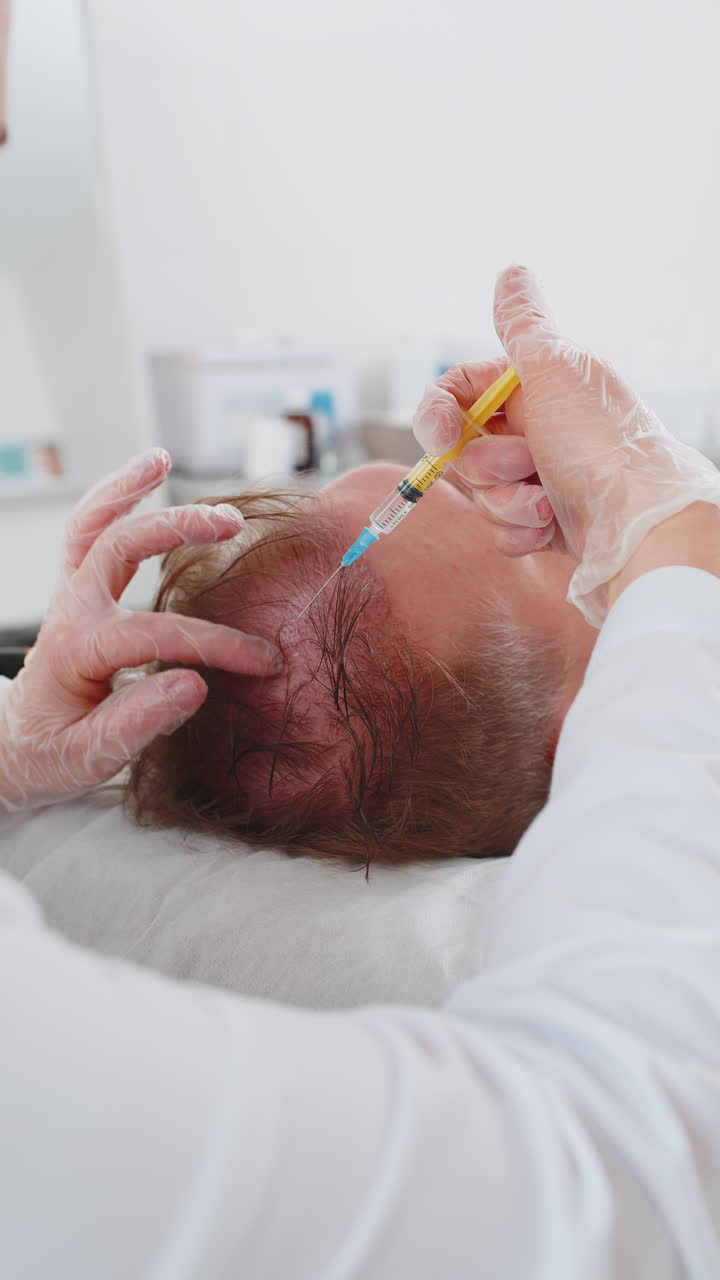 트리콜로지 (trichologist) 는 머리카락 재생 절차 (dermapen, microneedling, 비타민, 소 주사) 를 수행합니다.