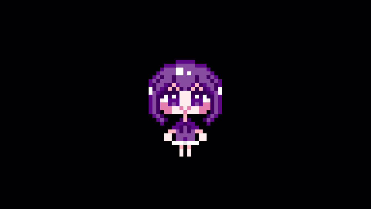 Pixel girl 01 walking Looping animation. 1080p (7).mov