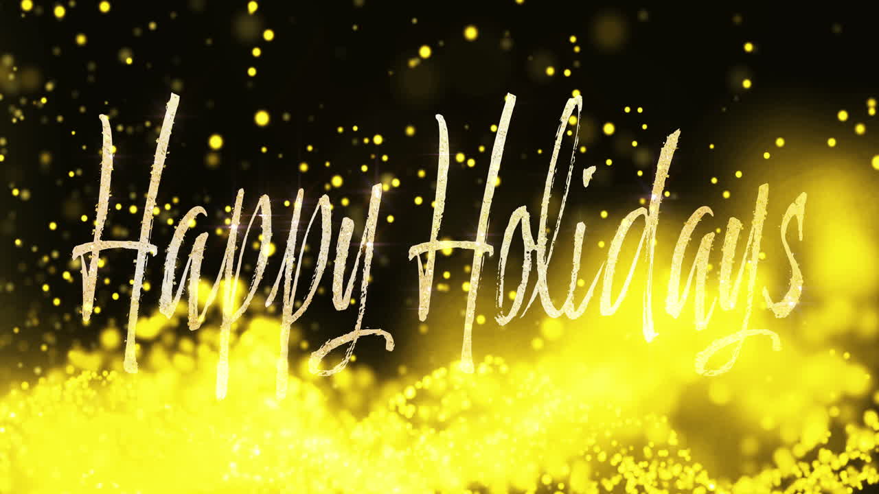 금빛 반이는 배경으로 축하 카드