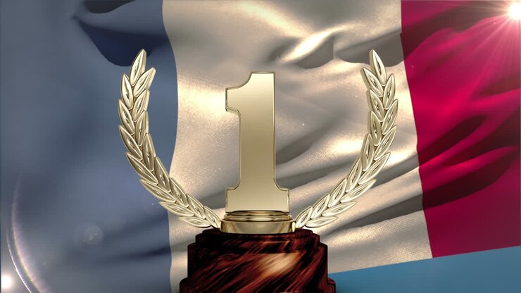 Video della bandiera francese