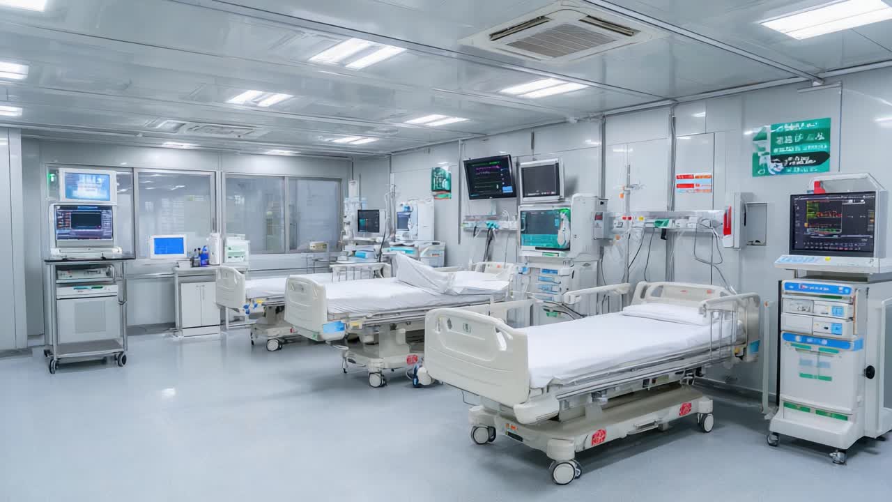 ภายในห้องพักผู้ป่วยที่ทันสมัยของโรงพยาบาล: มุมมองที่ครอบคลุมเกี่ยวกับอุปกรณ์ทางการแพทย์ขั้นสูงและสิ่งอำนวยความสะดวกในการดูแลรักษาในสภาพแวดล้อมด้านการดูแลสุขภาพที่สว่างและสะอาด
