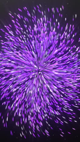 abstract purple and white explosion