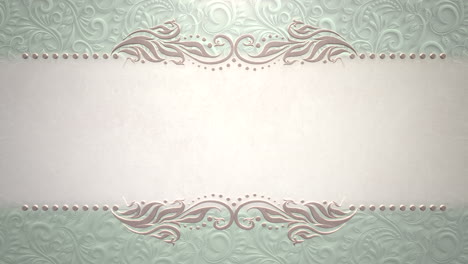 closeup vintage frame with flowers motion with wedding background 10