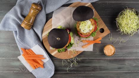 hamburguesas de verduras a la parrilla