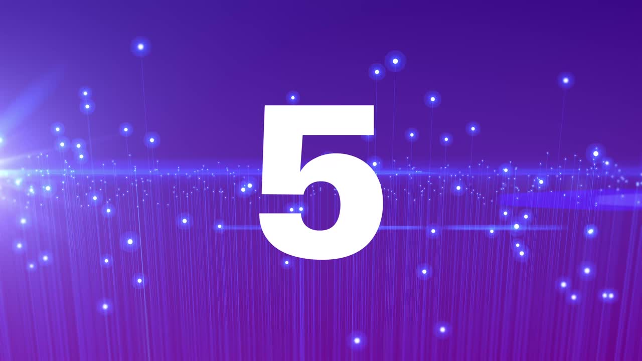 cuenta atrás contra el fondo del nodo