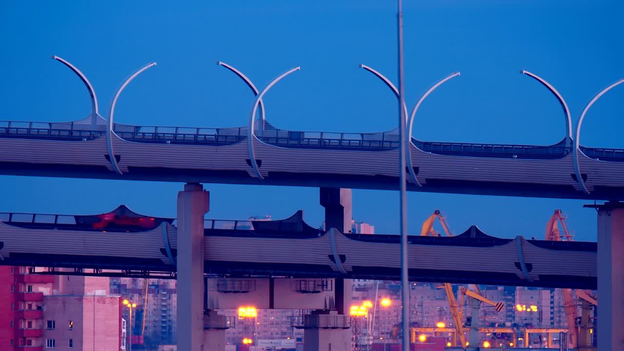 nuevo estilo de autopista occidental de diámetro de velocidad en san petersburgo