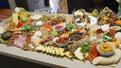 shot of delicious dessert, candies, sweets - fruits