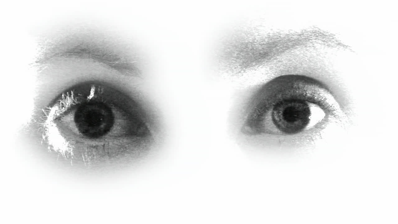 여자 눈의 스 영상