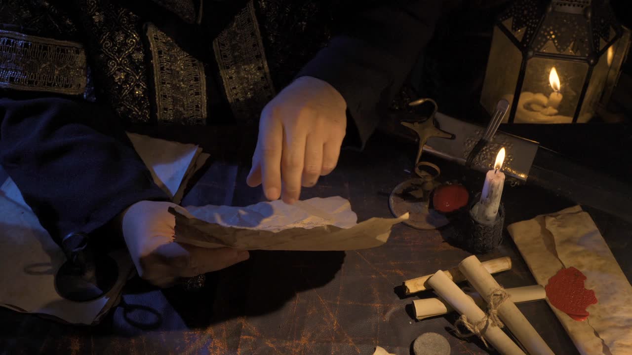 역사적 문서를 읽는 것입니다.