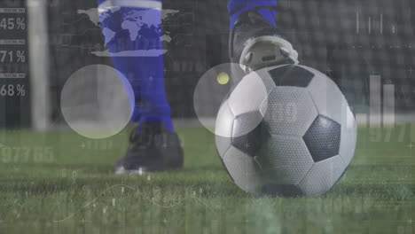 Animación-Del-Procesamiento-De-Datos-Financieros-Sobre-Un-Jugador-De-Fútbol-Afroamericano