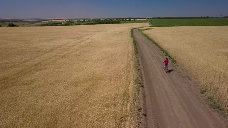 girl riding a bicycle