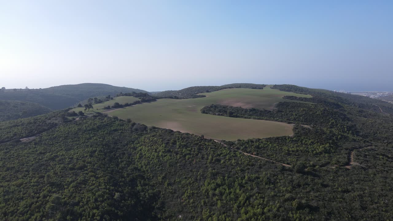Haifa outskirts northern Israel green landscapes aerial
