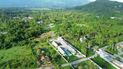 Koh Samui Thailand island green tropical forest nature landscape aerial Southeast Asia