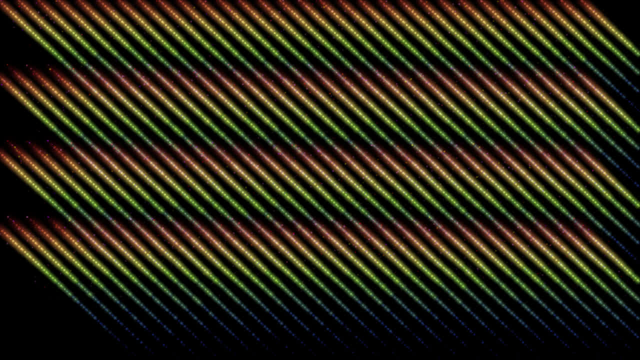 líneas brillantes diagonales del arco iris