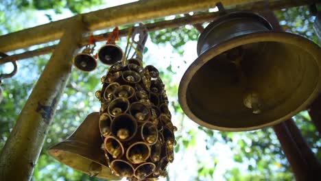 Temple-bell-under-sunshine