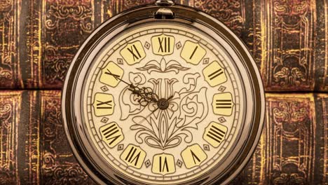 antique clock dial close-up. vintage pocket watch.