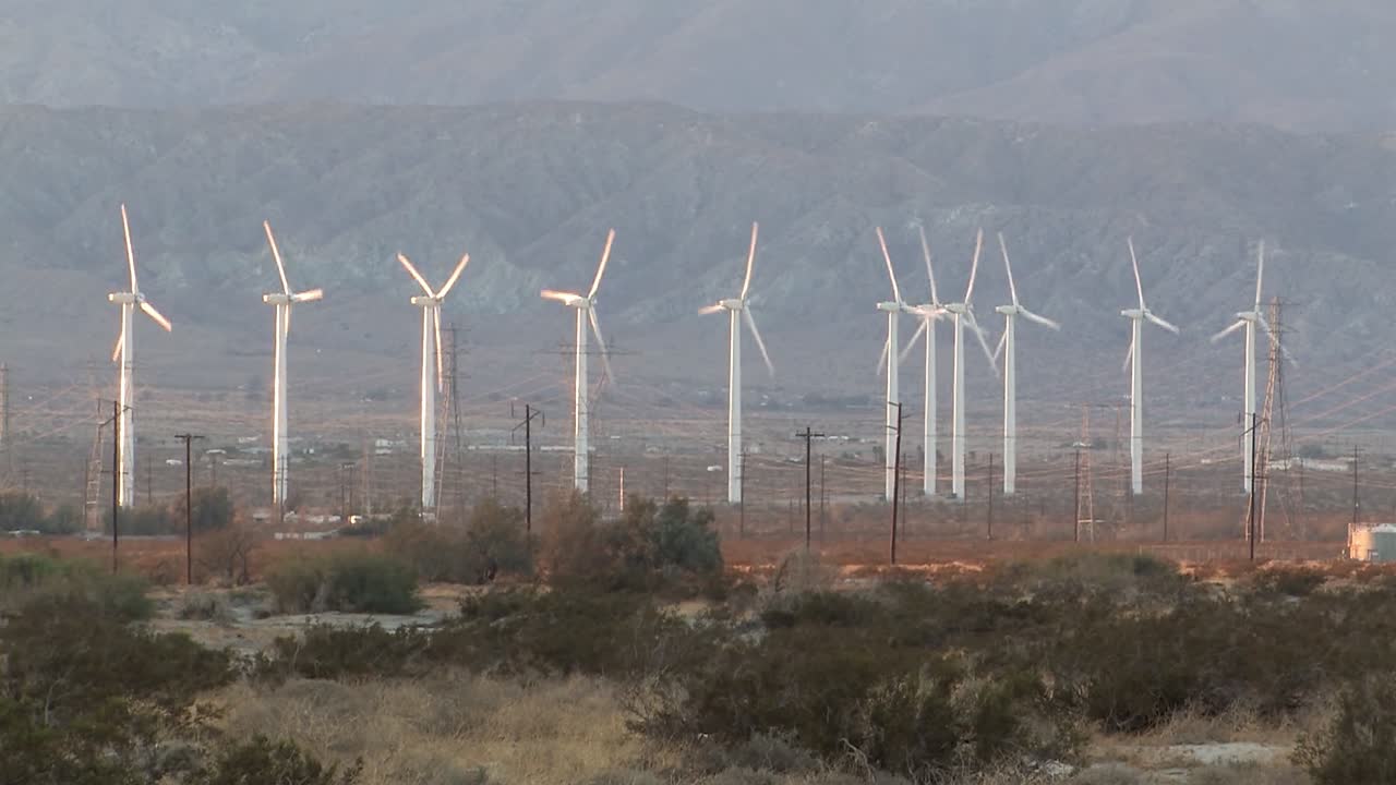 aerogeneradores en california, estados unidos