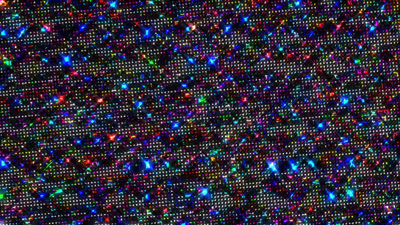 líneas brillantes que establecen el movimiento de la onda, coloridas, sobre un fondo negro