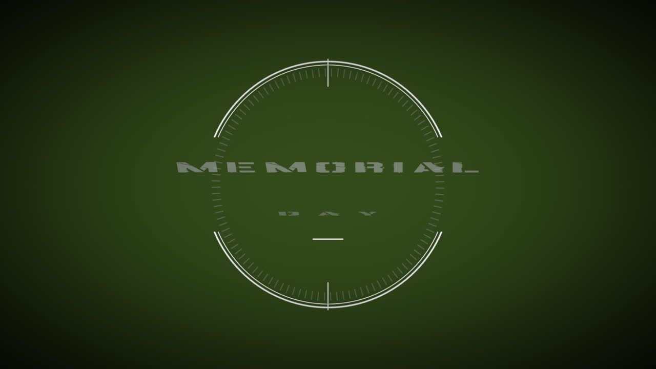 녹색 배경을 목표로 하는 현충일