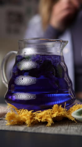 purple butterfly pea flower tea